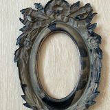 Frame Metal Black Quiver & Torches Napoleon III