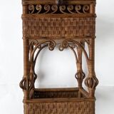 19th century rattan worker
