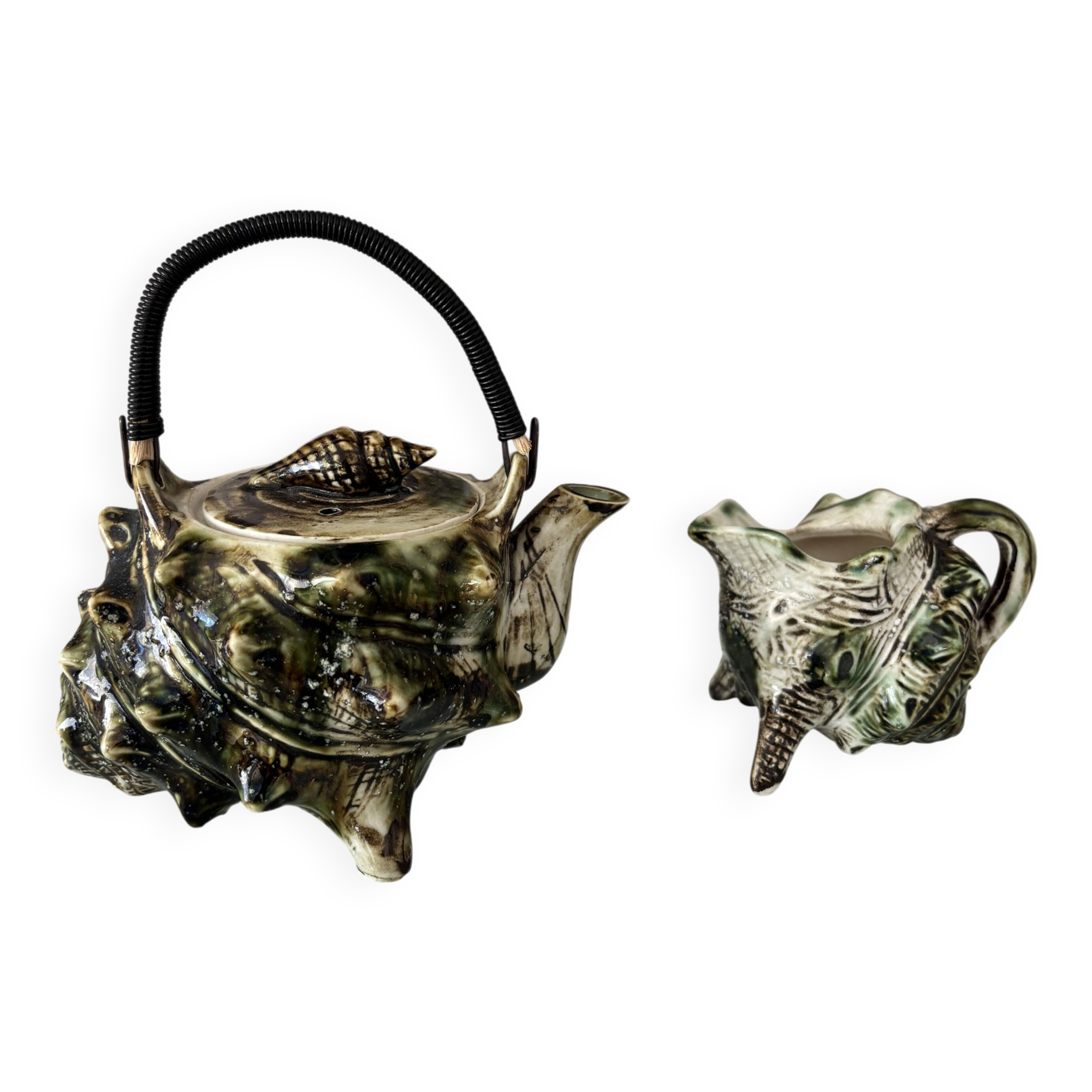 Vintage Ceramic Shells Tea Set