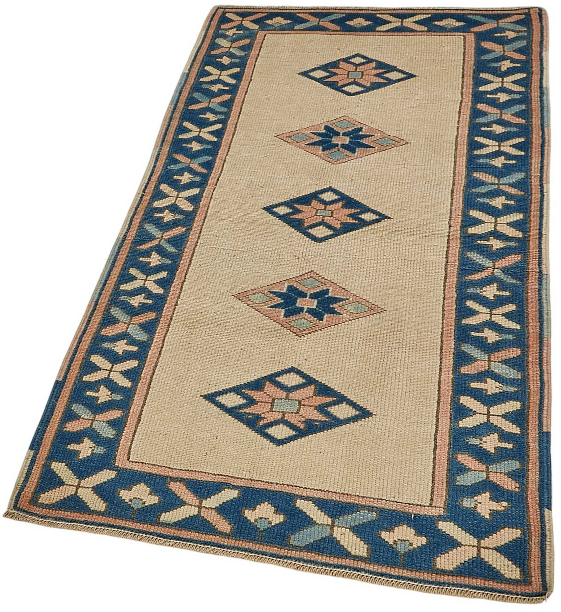 Tapis anatolien vintage turc 75 cm x 150 cm