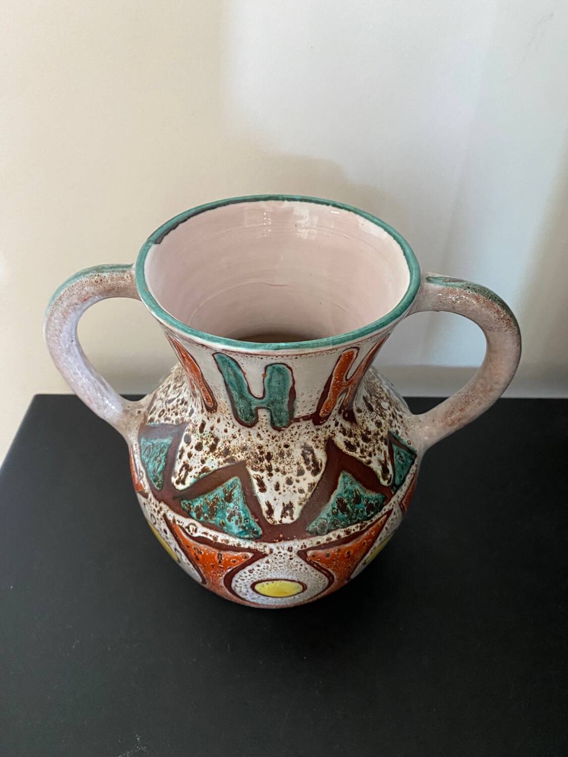 Daniel Vallauris ceramic vase