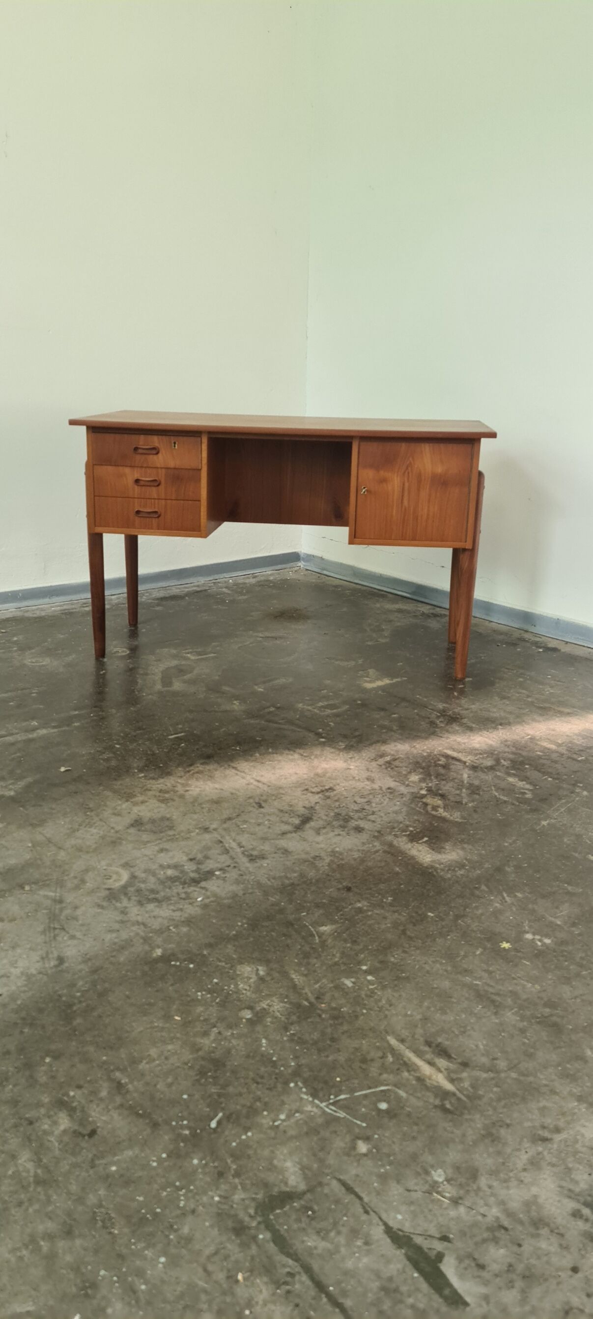 Vintage teak writting desk