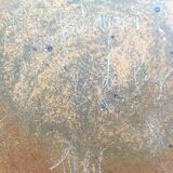 Signed vintage sandstone lamp