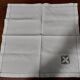 Old white linen tablecloth six day napkins and embroidery 140 X 180 cm