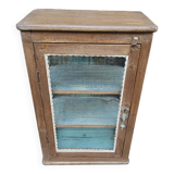 Old Art Deco display case in Burmese teak