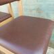 Paire de chaise baumann made in france siège 31 chêne et skaï