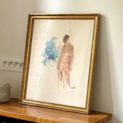 Illustration on vintage paper