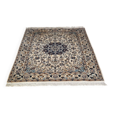 Nain Persian rug hand-knotted in wool on cotton 127 x 207 cm