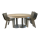 Table Cinna + 6 Stark chairs Bo