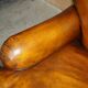 Restored leather Howard & Son canapé style, 204 cm