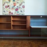 Samcom scandinavian sideboard in teak with hairpin legs