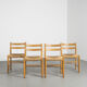 Solid beech chairs and rope