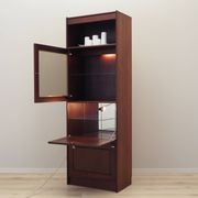 Vitrine en acajou, design danois, années 1970, production : Danemark