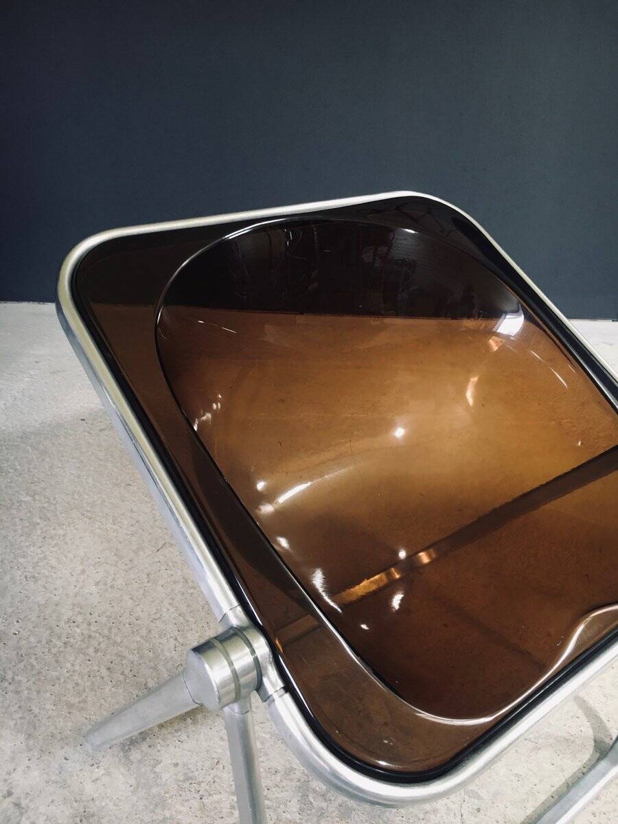 Mid-Century Modern Plona Chair by Giancarlo Piretti for Castelli, Italy, 1970s