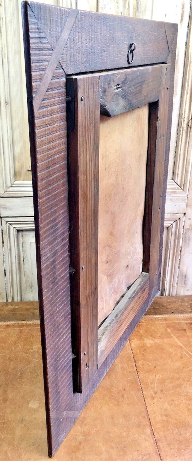 Oil painting on canvas XVIII Virgin and Child