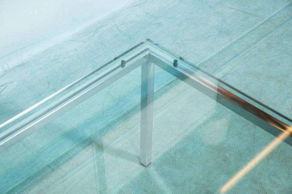 Minimalist Knoll coffee table, mid-century coffee table.