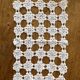 1 crochet doily, rectangular, old vintage