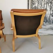 Paire de fauteuils scandinaves vintage