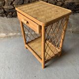 Rattan nightstand