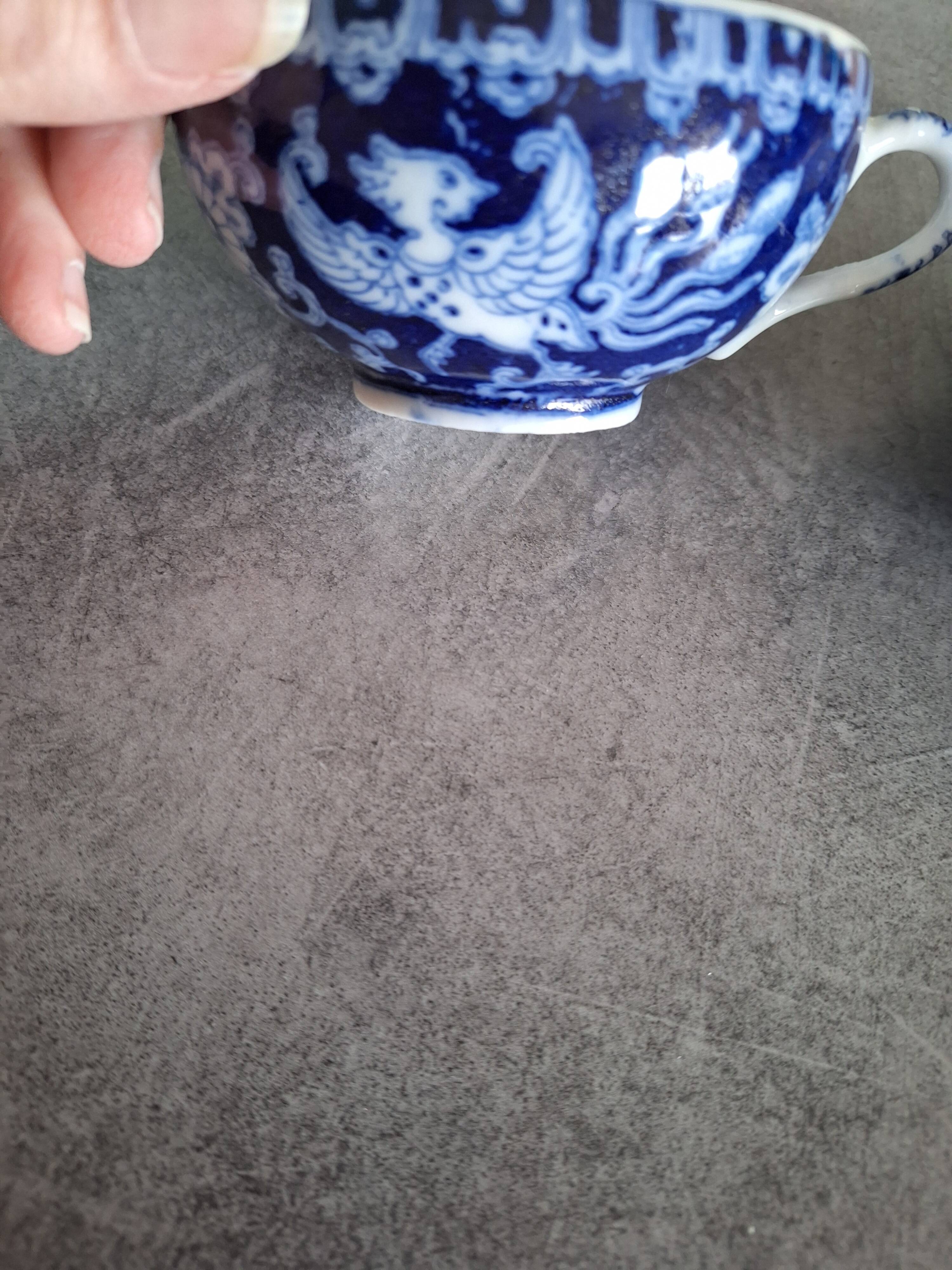Blue Chinese Porcelain Teacups