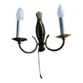 Applique murale laiton doré vintage style Empire