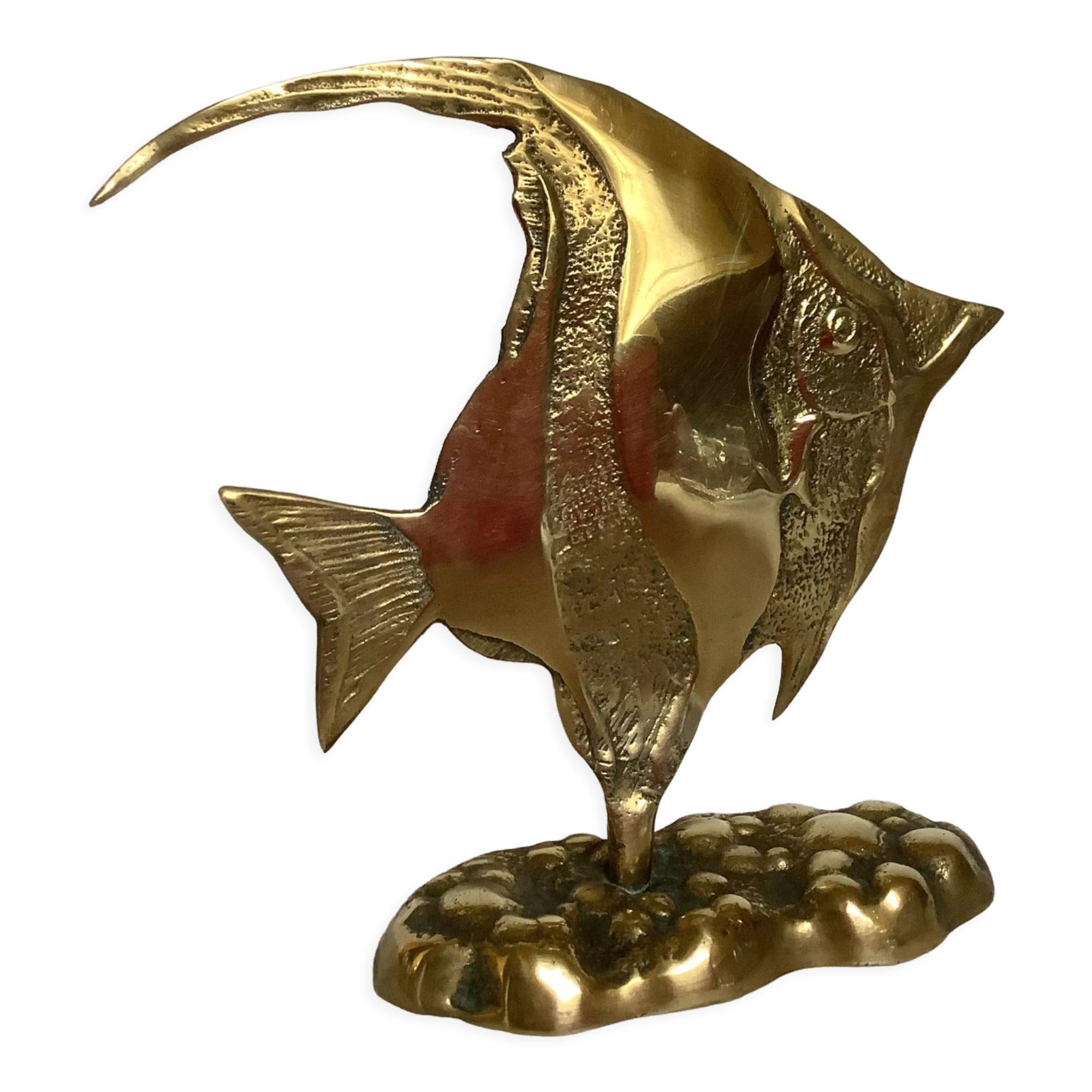 Brass scalar fish
