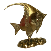 Brass scalar fish