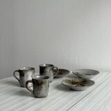 3 tasses anciennes grès, Chantal et Thierry Robert