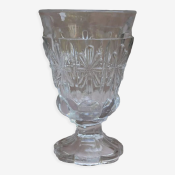 Charles X stemmed glass with