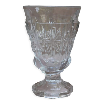 Charles X stemmed glass with