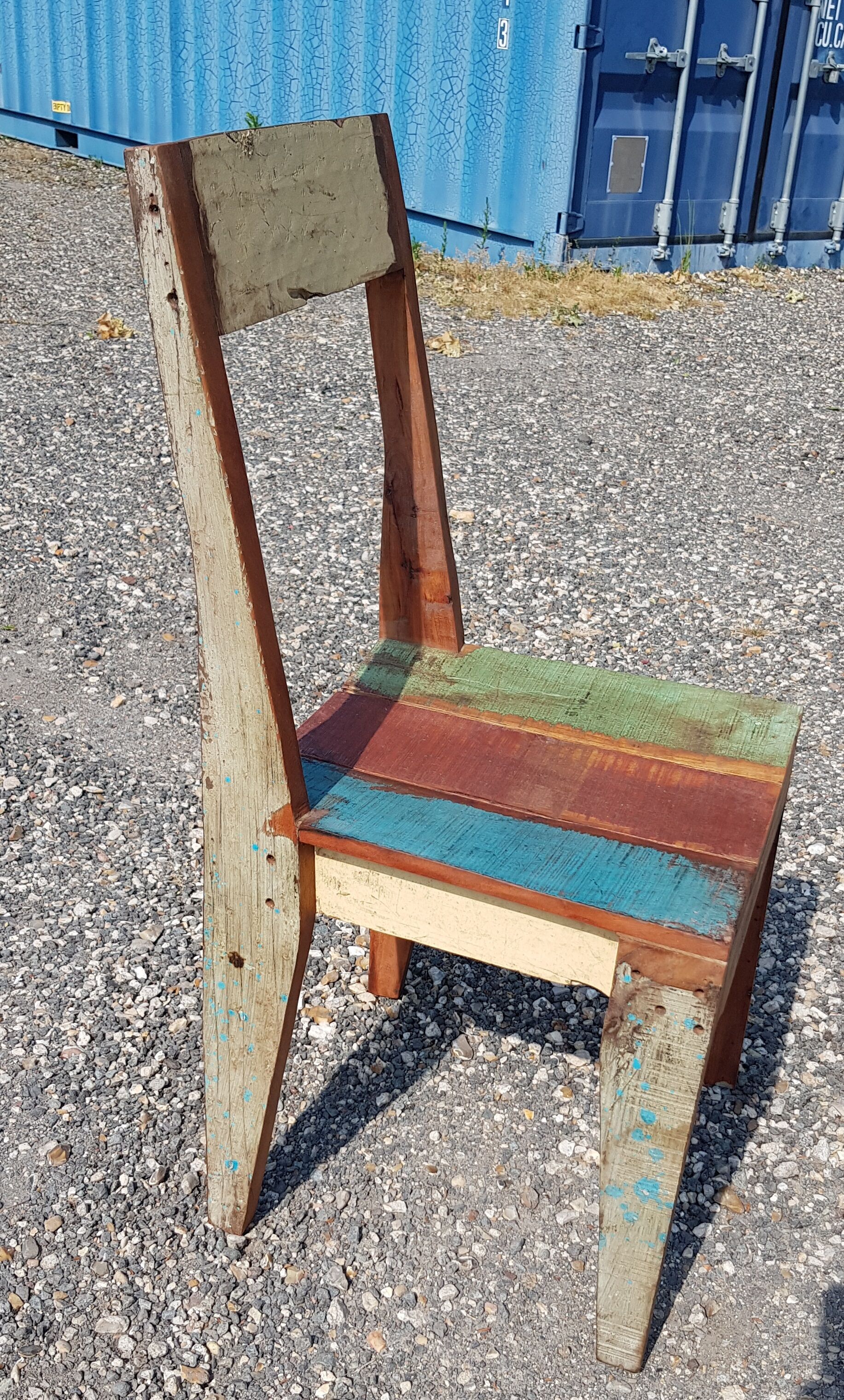 Teak table with 6 chairs