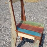 Teak table with 6 chairs