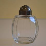 Art Deco glass sugar bowl from Czechoslovakia