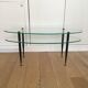 Table basse en verre vintage