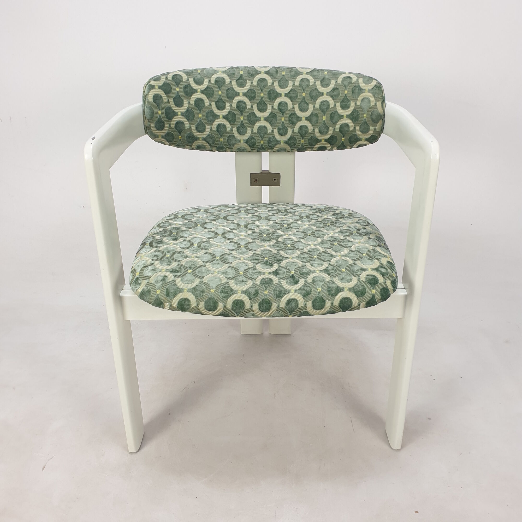 Augusto Savini for Pozzi Set of Four 'Pamplona' Chairs, Italy 1970's