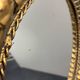 Midcentury bohemian Hollywood Regency Spanish gilt metal sun mirror, 1960s