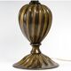 Pair of Murano glass table lamps, Italy, 1950s.