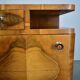 Table de chevet art déco des années 1937, Tchécoslovaquie