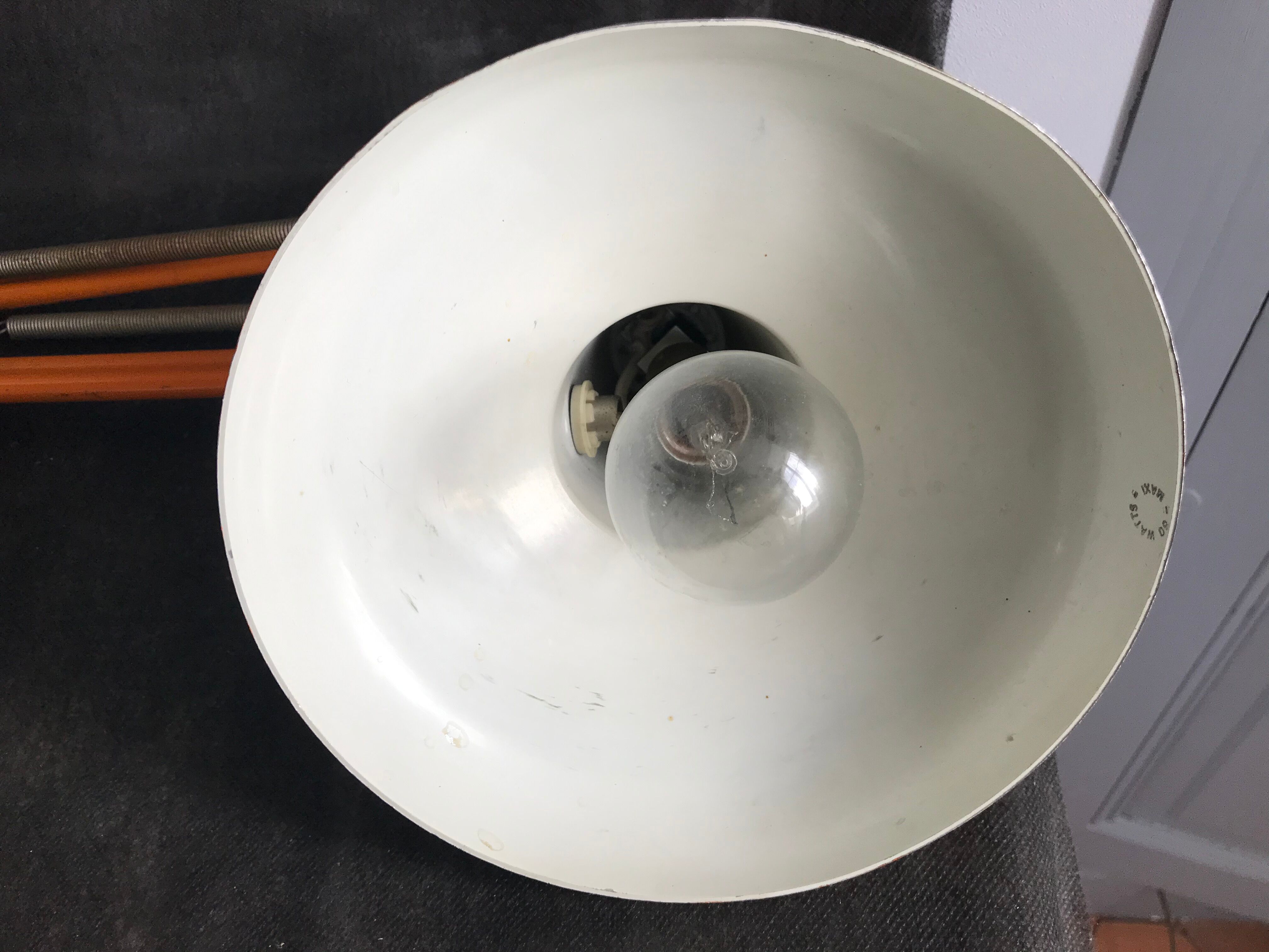 1050 GW Veb Raumleuchte Zeulenroda architect's lamp