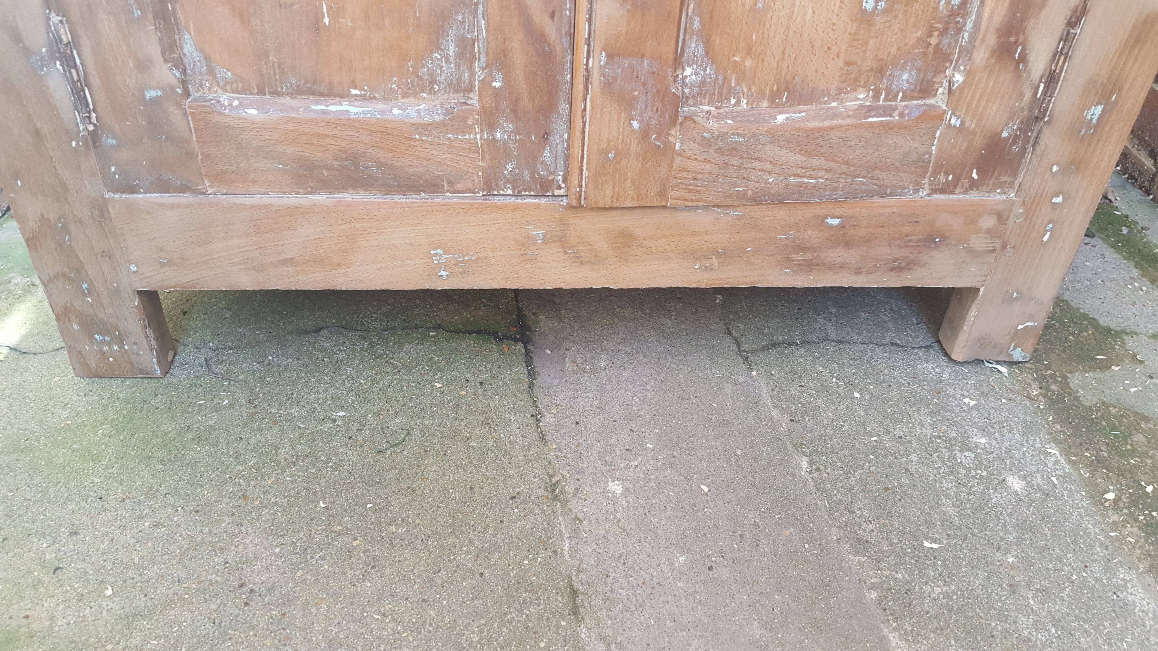 Parisian buffet billot natural patina