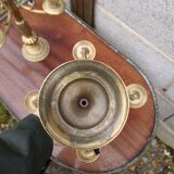 Pair of golden candlesticks