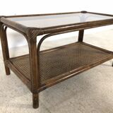 rattan coffee table