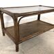 rattan coffee table