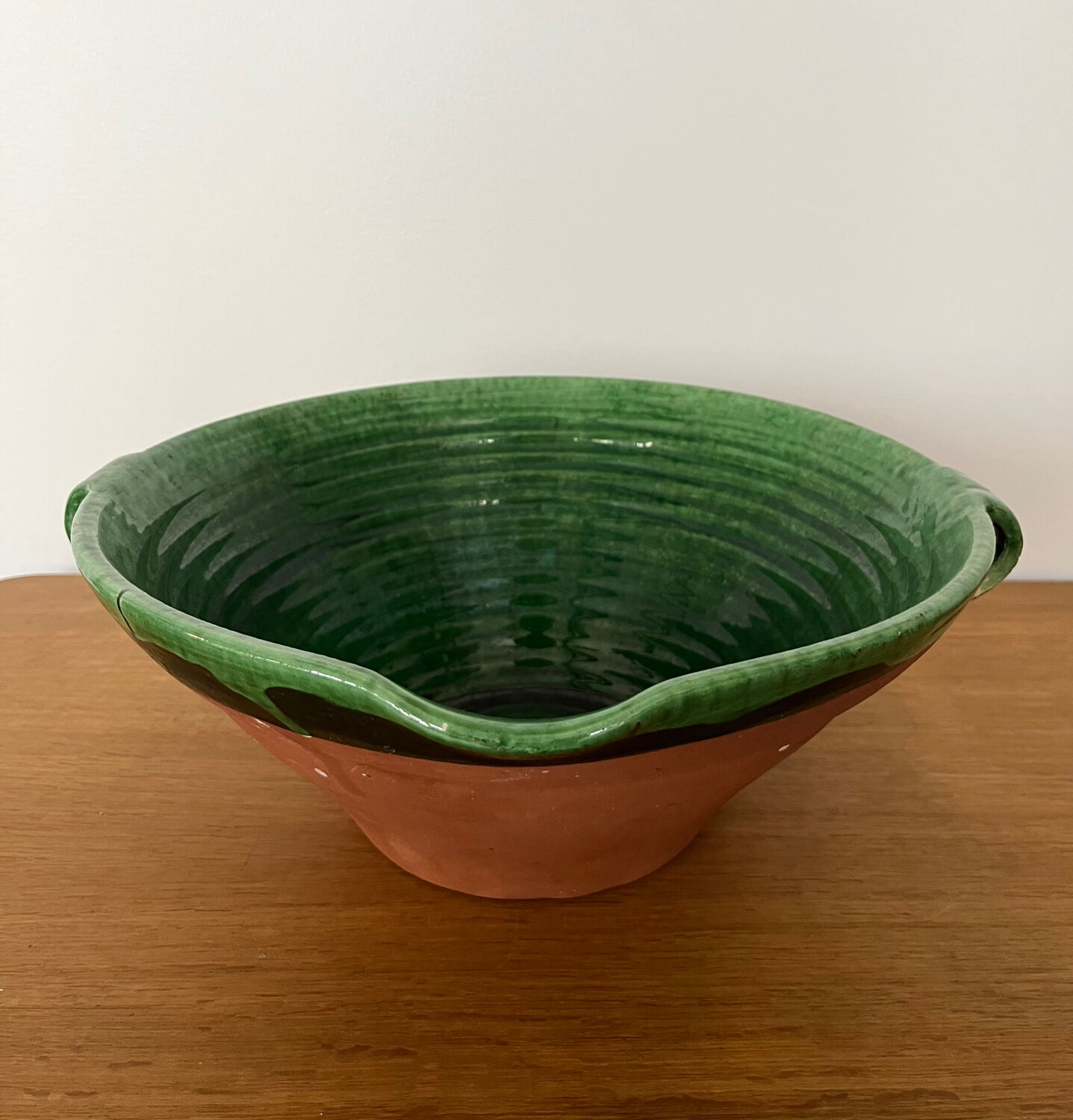 Large glazed "Tian" dish, diameter 32cm