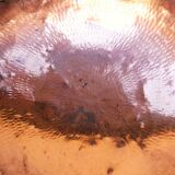 Empty wooden and copper pocket