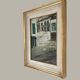Tableau ancien village italien années 40