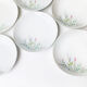 Set of 8 large vintage porcelain plates