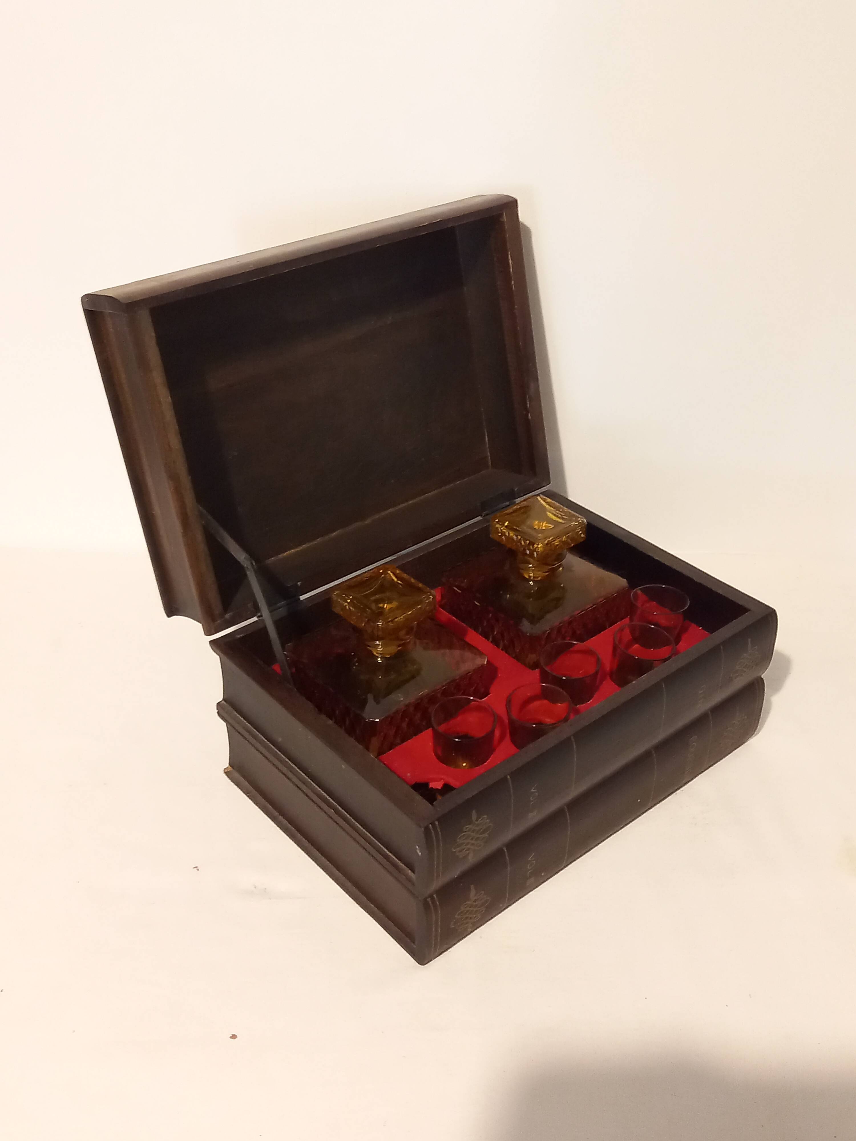 Secret Liquor Cellar In Fake Book Box