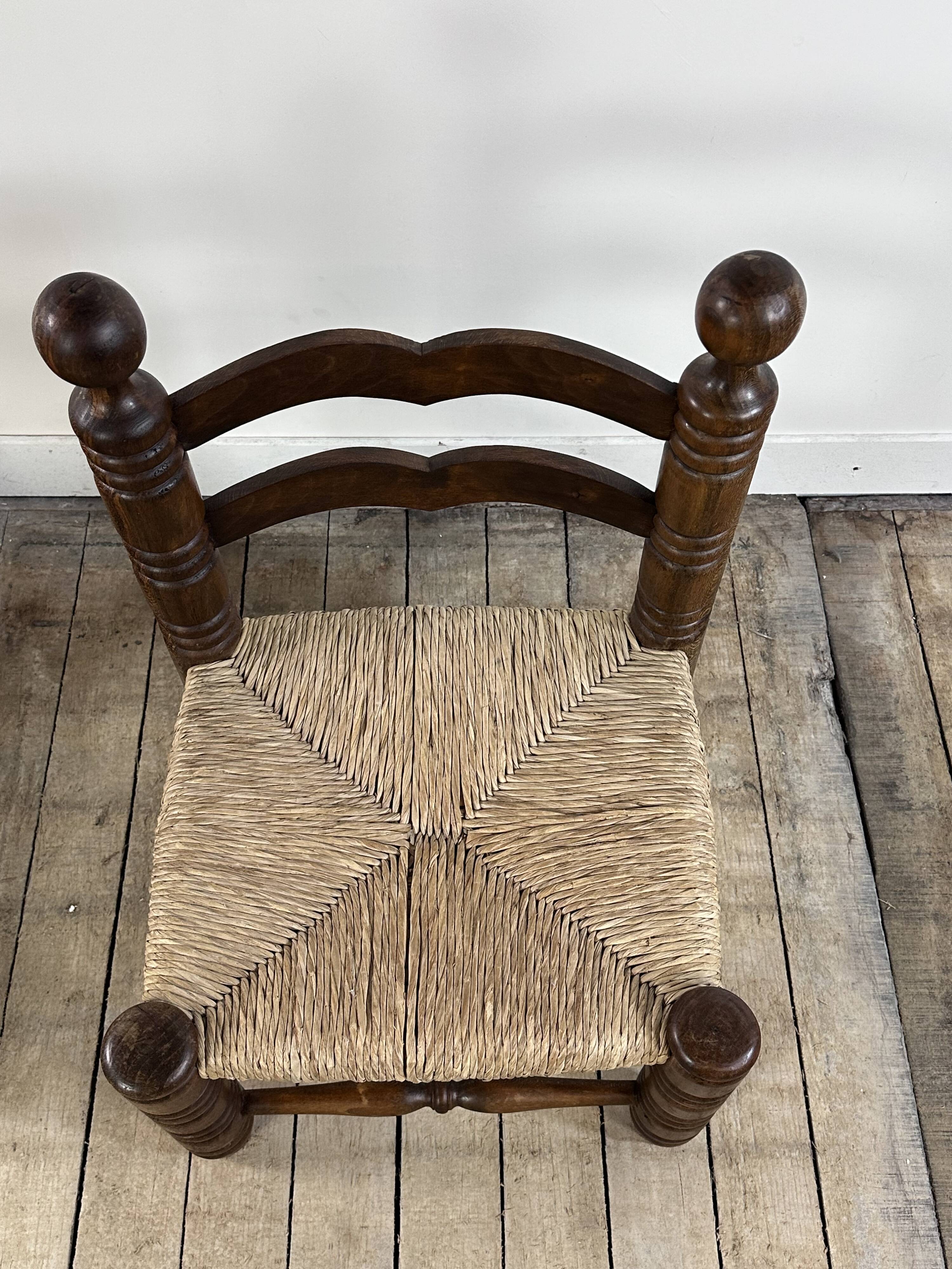 low chairs  Dudouyt style 1950