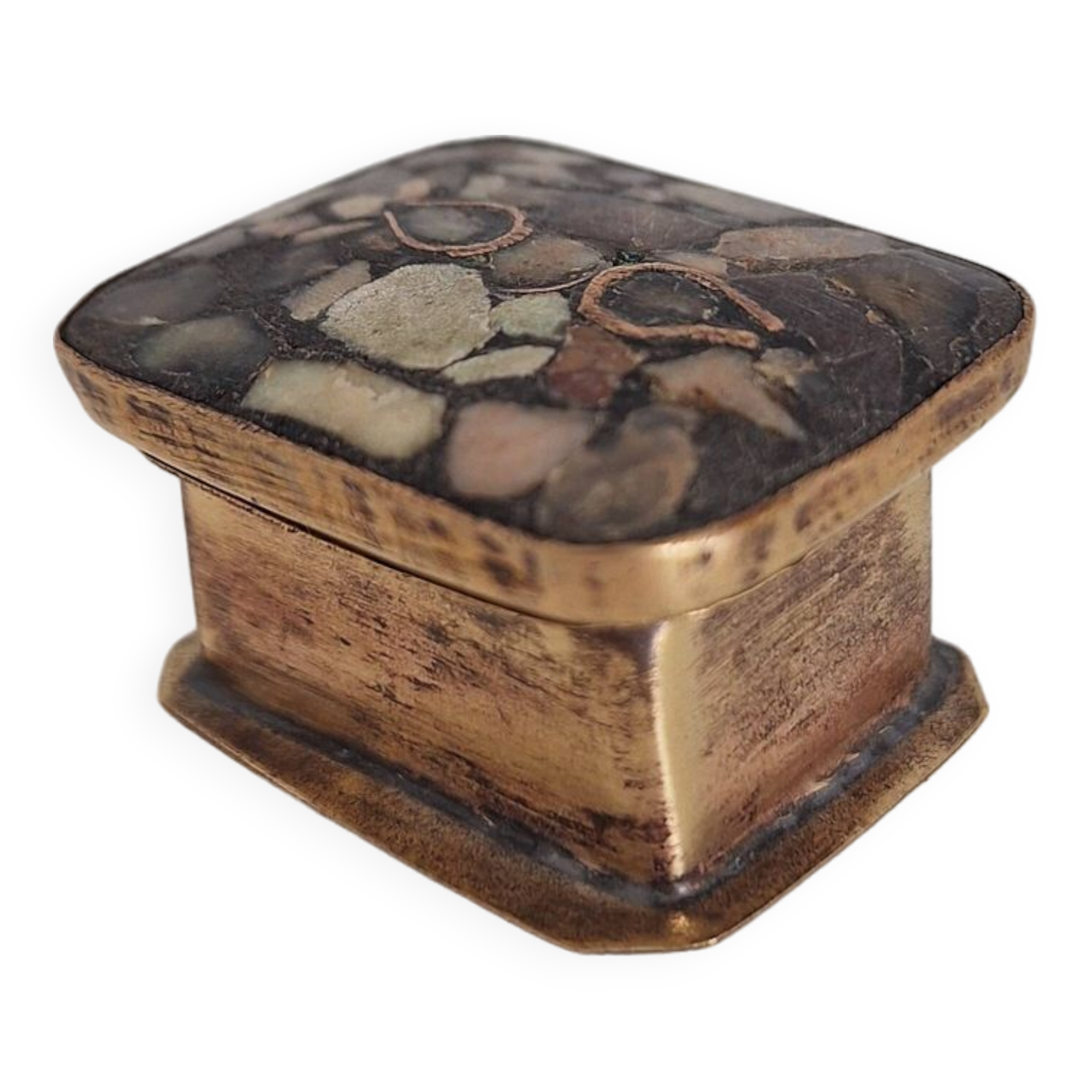 Vintage rectangle ring box